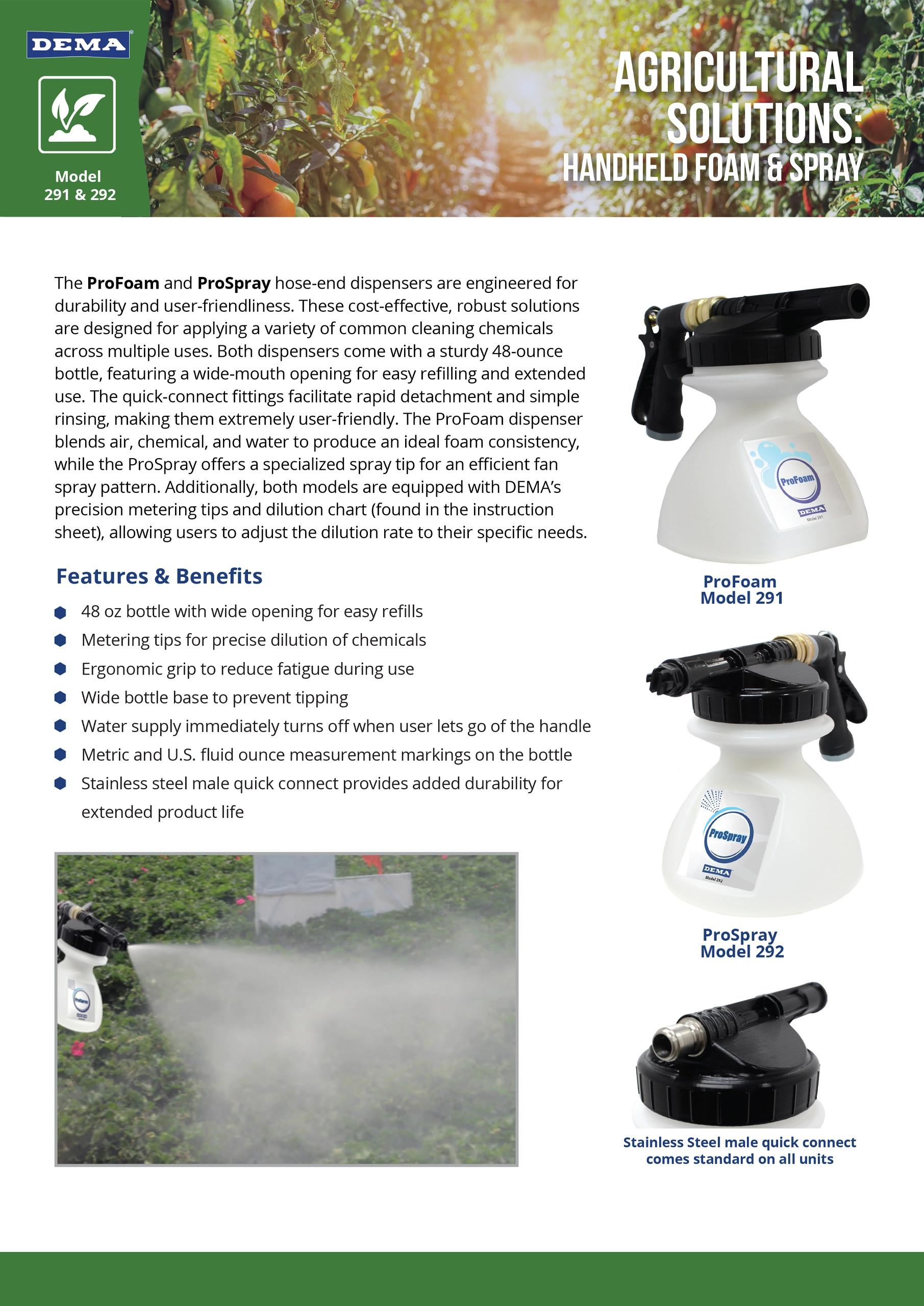 ProFoam and ProSpray